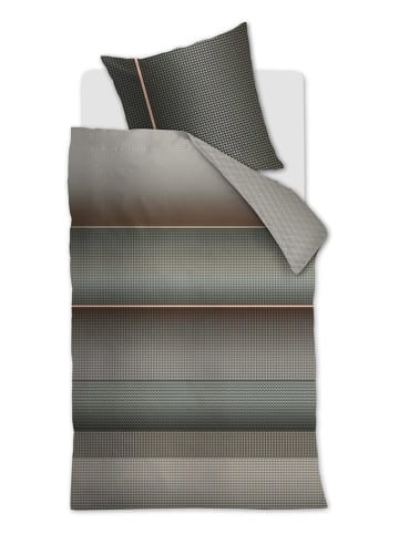 Beddinghouse Satin-Bettwäsche-Set "Charlottesville" in Grau