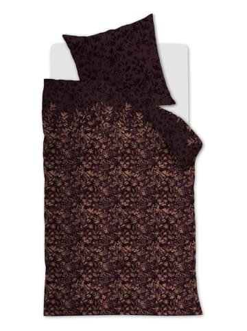 Beddinghouse Satin-Bettwäsche-Set "Ditsy" in Braun