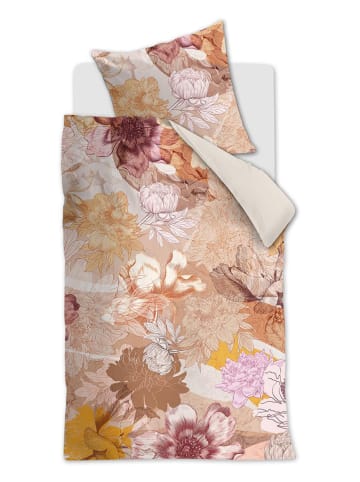 Beddinghouse Satin-Bettwäsche-Set "Floraison" in Rosa