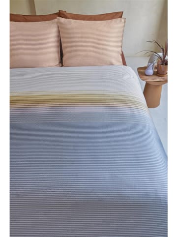 Beddinghouse Komplet pościeli satynowej "Gilded" w kolorze błękitnym