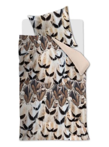 Beddinghouse Satijnen beddengoedset "Giselle" beige/lichtbruin