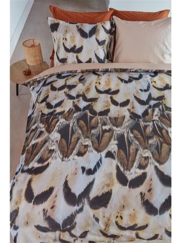 Beddinghouse Komplet pościeli satynowej "Giselle" w kolorze beżowo-jasnobrązowym