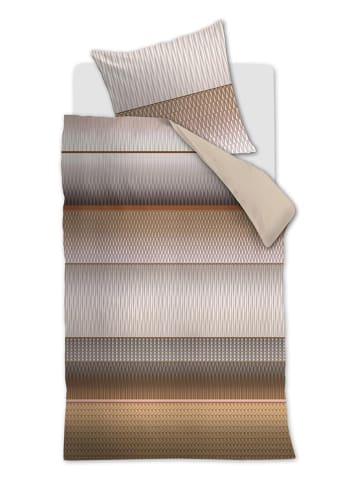 Beddinghouse Satijnen beddengoedset "Millenial" beige/lichtbruin