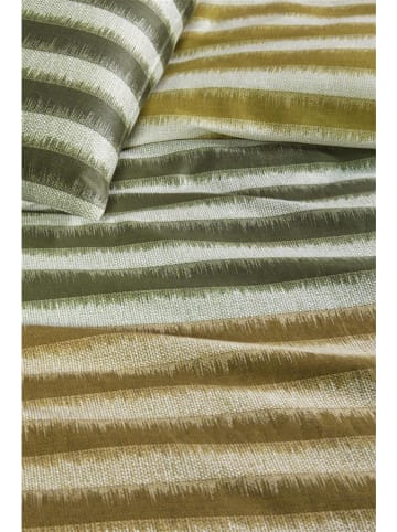 Beddinghouse Komplet pościeli satynowej "Misha" w kolorze zielonym