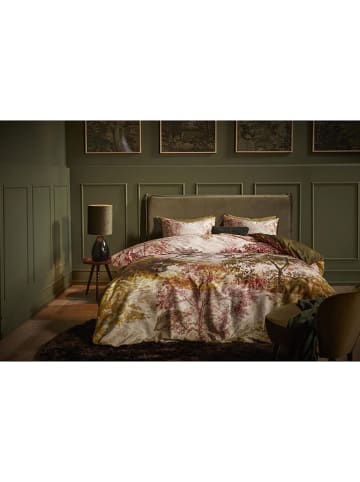 Beddinghouse Satijnen beddengoedset "Odile" lichtroze/kaki