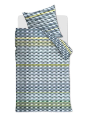 Beddinghouse Satijnen beddengoedset "Rhythm" lichtblauw