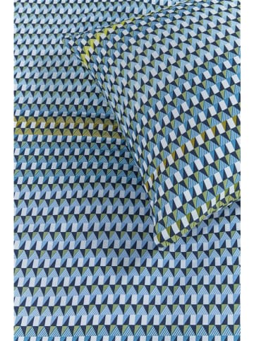 Beddinghouse Satin-Bettwäsche-Set "Rhythm" in Hellblau