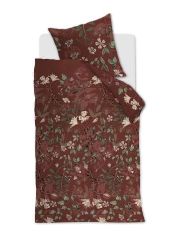 Beddinghouse Komplet pościeli satynowej "Serpentine" w kolorze czerwonym