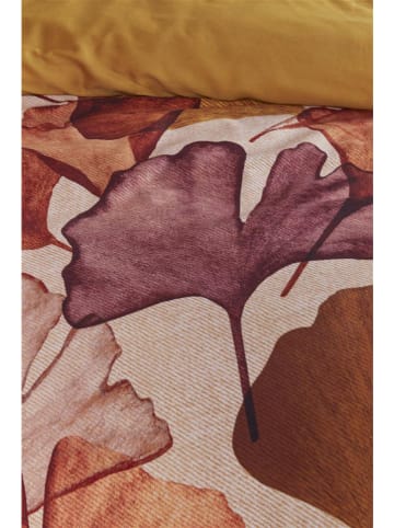 Beddinghouse Satijnen beddengoedset "Sue Terra" oranje/crème