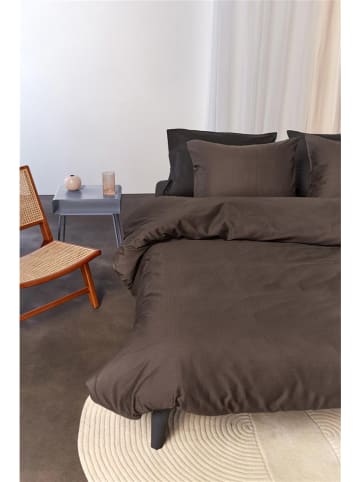 Beddinghouse Satin-Bettwäsche-Set "Universe" in Braun