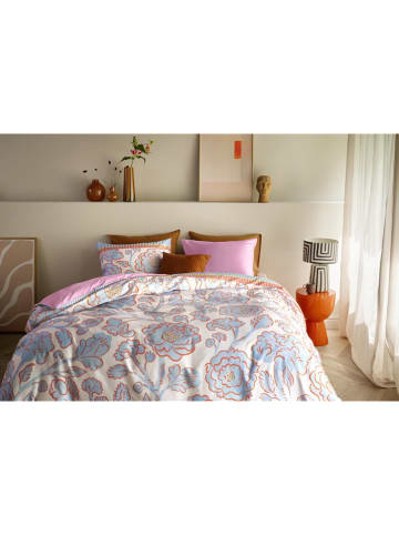 Beddinghouse Komplet pościeli "Jazmin" w kolorze biało-jasnoróżowo-błękitnym