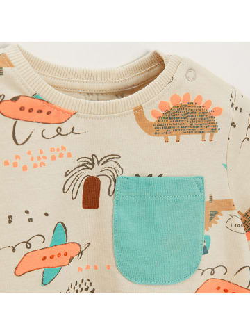 COOL CLUB Shirt in Beige/ Orange/ Türkis