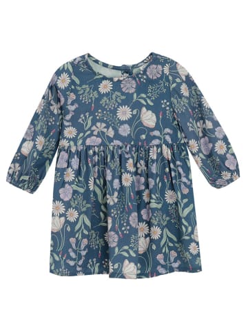 COOL CLUB 2tlg. Kleid mit Weste in Dunkelblau/ Weiß