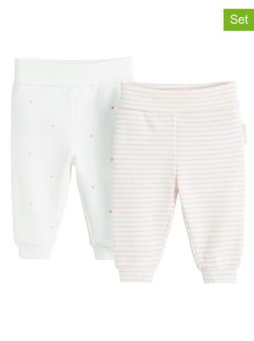 COOL CLUB 2er-Set: Sweathosen in Creme