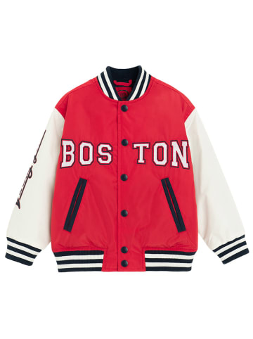 COOL CLUB Tussenjas rood/grijs/crème