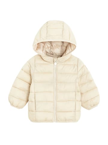 COOL CLUB Doorgestikte jas beige