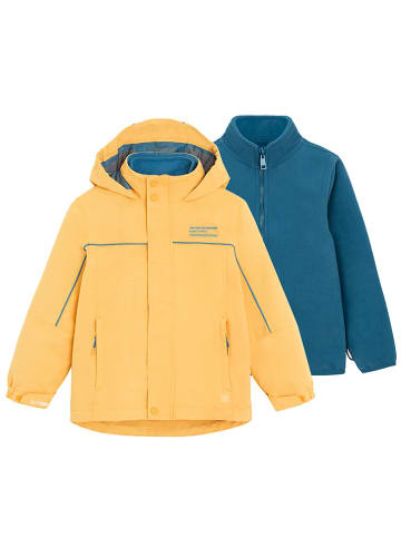 COOL CLUB 3in1-Funktionsjacke in Gelb/ Türkis