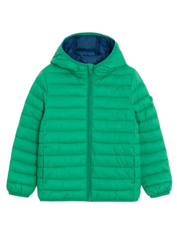 COOL CLUB Doorgestikte jas groen