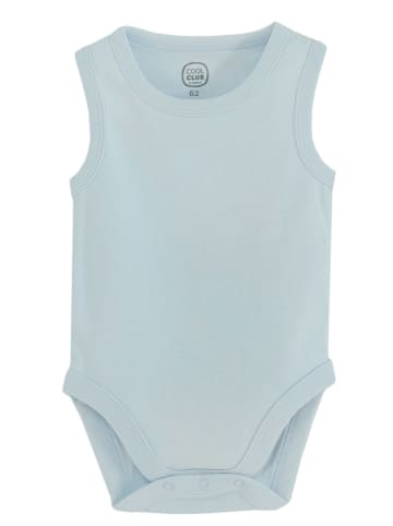 COOL CLUB 3er-Set: Bodys in Dunkelblau/ Hellblau/ Weiß