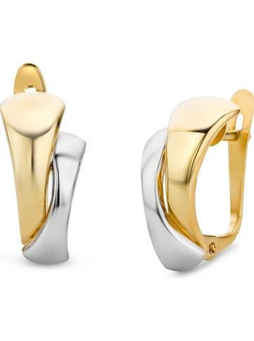 Diamant Exquis Gold-/ Weißgold-Ohrringe