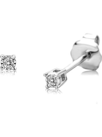 Diamant Exquis Weißgold-Ohrstecker mit Diamanten