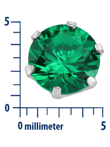 Diamant Exquis Weißgold-Ohrstecker mit Edelsteinen