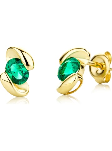 Revoni Gold-Ohrstecker mit Edelsteinen