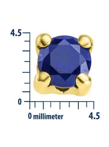 Diamant Exquis Gouden oorstekers met edelstenen