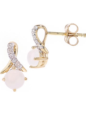 Revoni Gold-Ohrstecker mit Diamanten