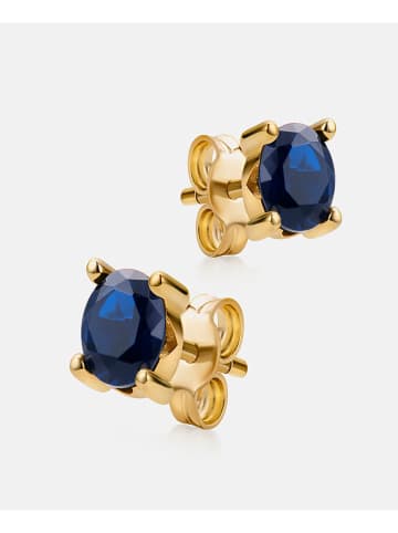 Revoni Gold-Ohrstecker mit Edelsteinen