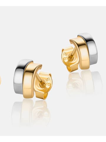 Revoni Gold/ Weißgold-Ohrstecker