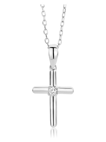 Diamant Exquis Złoty naszyjnik z diamentową zawieszką - dł. 45 cm