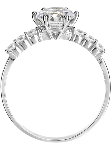 Diamant Exquis Weißgold-Ring mit Edelsteinen