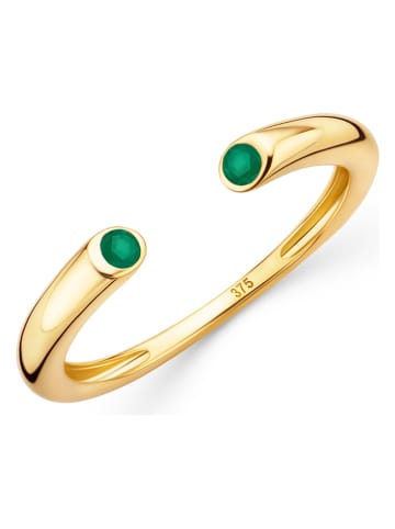 Diamant Exquis Gold-Ring mit Edelstein