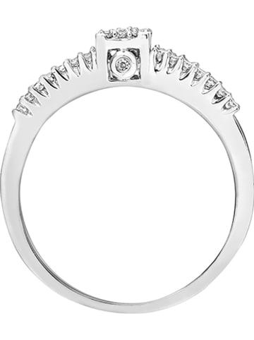 Rinani Weißgold-Ring mit Diamanten