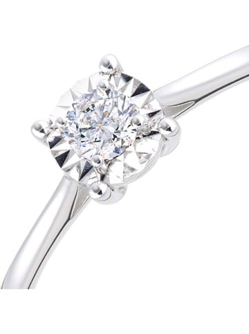 Revoni Witgouden ring met diamant