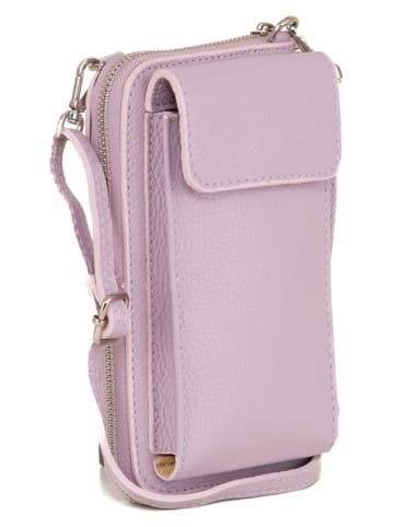 Lia Biassoni Leren smartphonetas "Cerca" paars - (B)11 x (H)19 x (D)4 cm