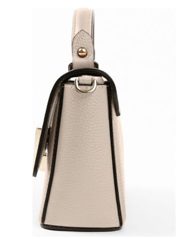 Lia Biassoni Leren handtas "Fegana" beige - (B)20 x (H)14 x (D)8 cm