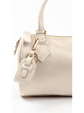 Lia Biassoni Leren handtas "Resco" beige - (B)22 x (H)17 x (D)13 cm