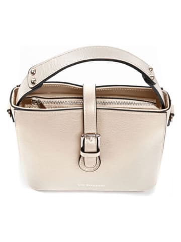 Lia Biassoni Leren handtas "Sinello" beige - (B)25 x (H)20 x (D)12 cm