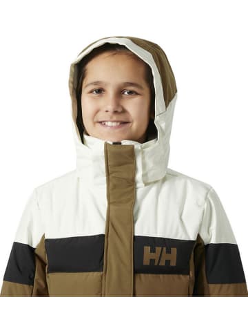Helly Hansen Ski-/ Snowboardjacke "Diamond" in Khaki/ Creme