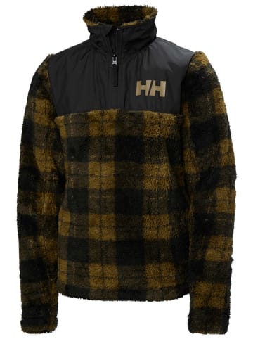 Helly Hansen Bluza polarowa "Champ" w kolorze jasnobrązowo-czarnym