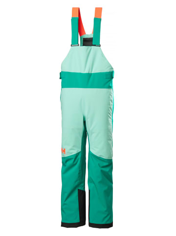 Helly Hansen Spodnie narciarskie "Stellar Bib" w kolorze turkusowym