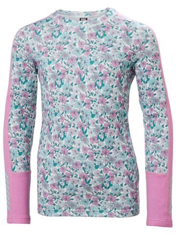 Helly Hansen 2-delige functionele ondergoedset lichtroze/mintgroen