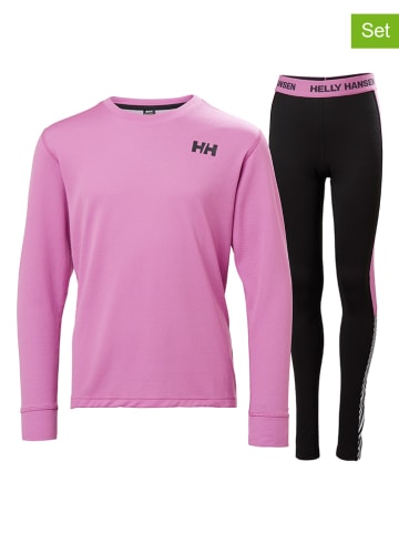Helly Hansen 2tlg. Funktionswäsche-Set "Lifa" in Pink/ Schwarz