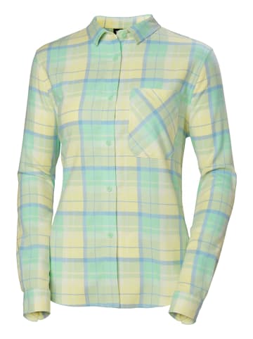 Helly Hansen Blouse "Lokka" geel/lichtblauw
