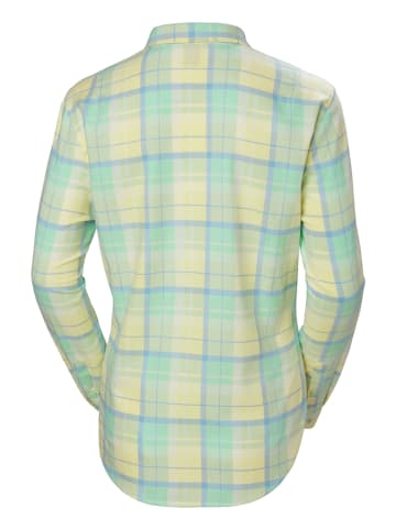Helly Hansen Blouse "Lokka" geel/lichtblauw