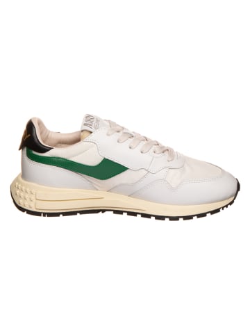 AUTRY Leren sneakers "Relwind" wit/groen