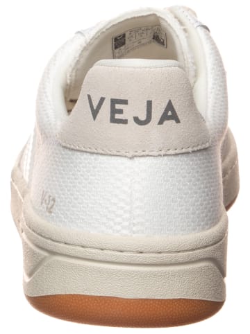 Veja Sneakers "V 12" in Weiß/ Beige