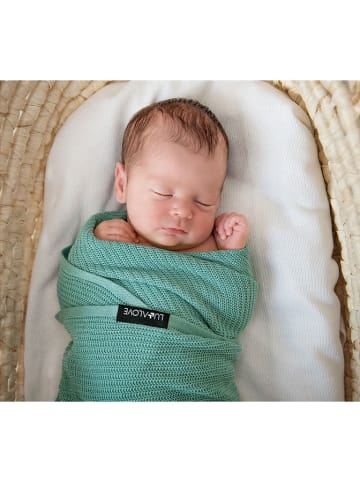 Lullalove Kocyk w kolorze zielonym